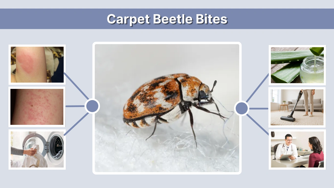 Carpet Beetle Bites Identification, Symptoms, and Treatment