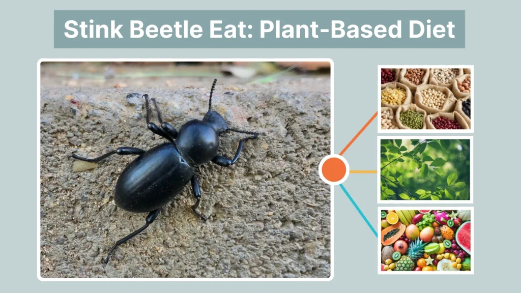 Stink Beetle Eat Plant-Based Diet