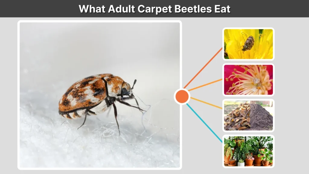 What Adult Carpet Beetles Eat
