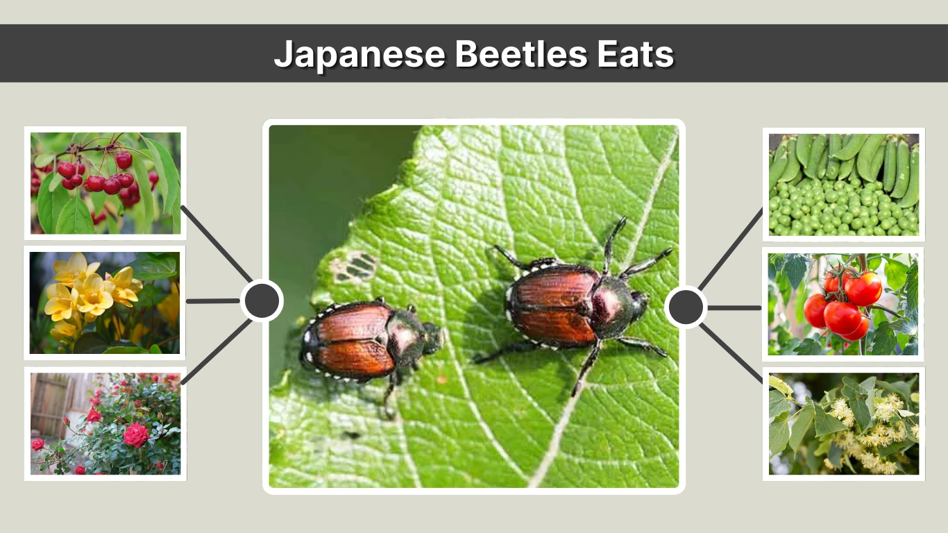 What Do Japanese Beetles Eat Flowers, Trees, and Vegetables.