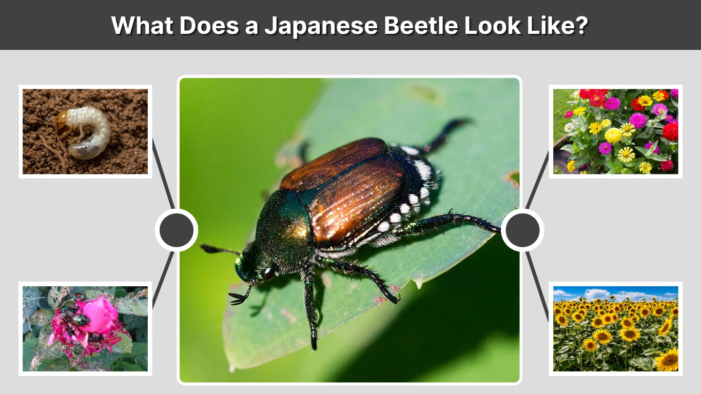 What Does a Japanese Beetle Look Like Identification