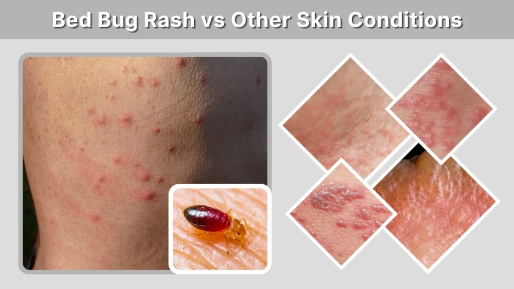 Bed Bug Rash vs Other Skin Conditions