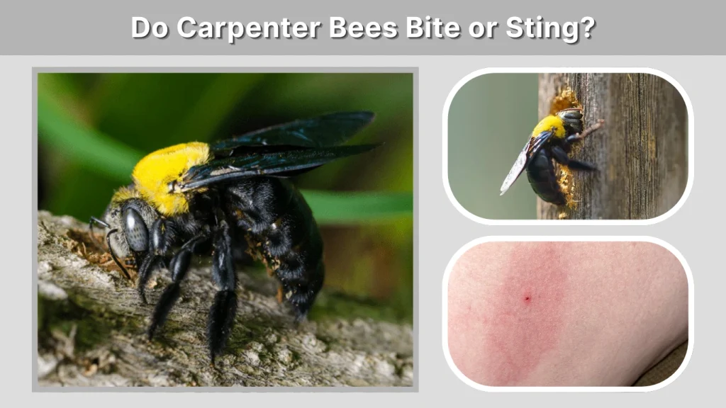 Do Carpenter Bees Bite or Sting