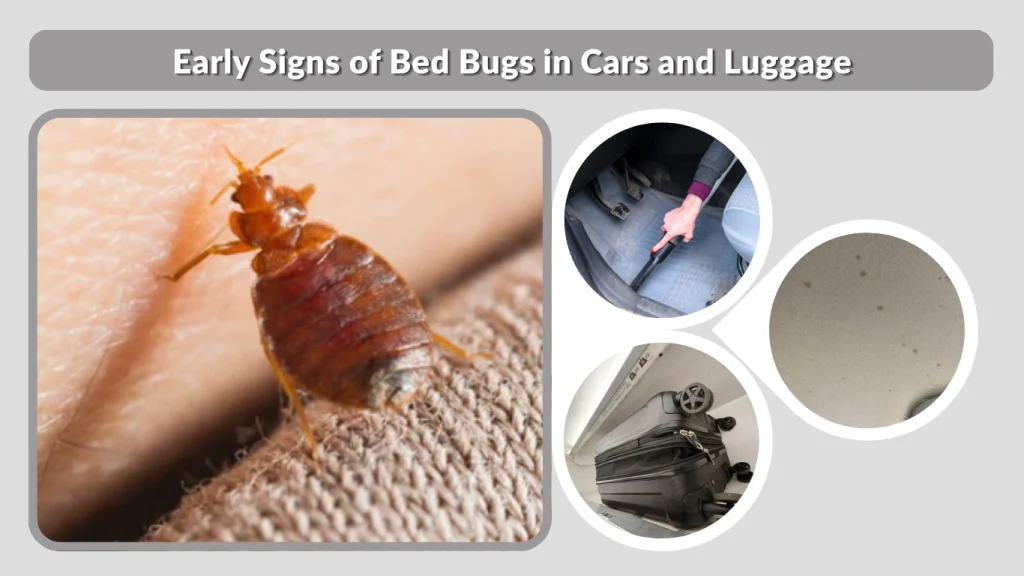 Early Signs of Bed Bugs in Cars and Luggage