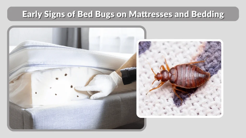 Early Signs of Bed Bugs on Mattresses and Bedding