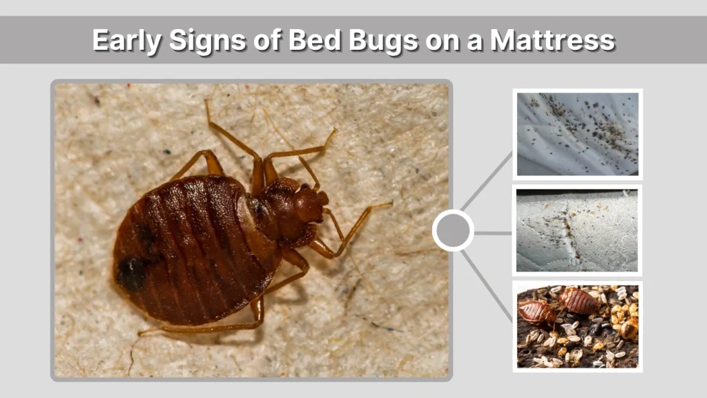 Early Signs of Bed Bugs on a Mattress