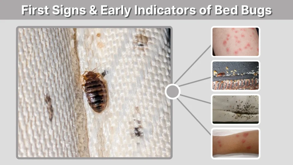 First Signs & Early Indicators of Bed Bugs