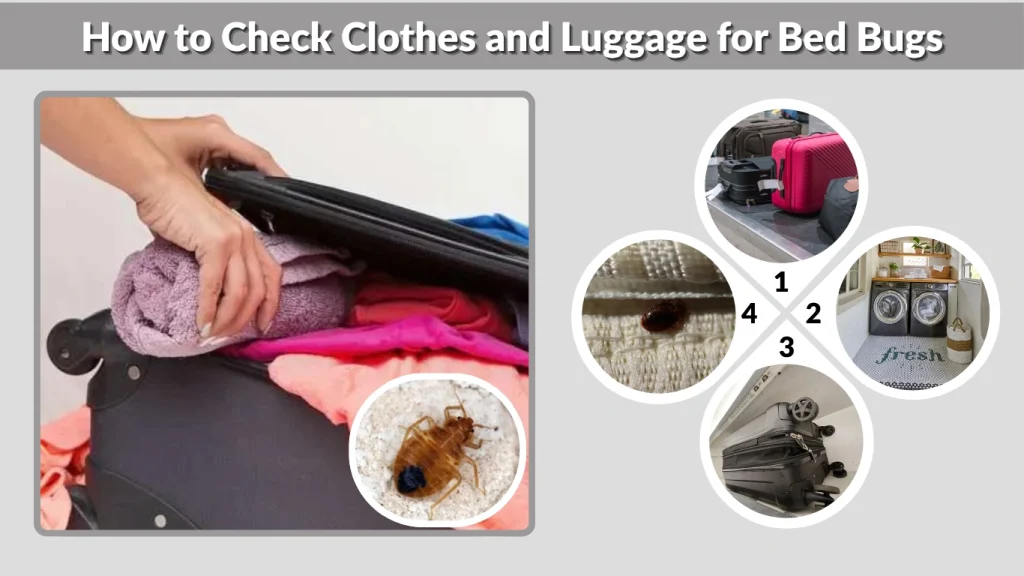 How to Check Clothes and Luggage for Bed Bugs