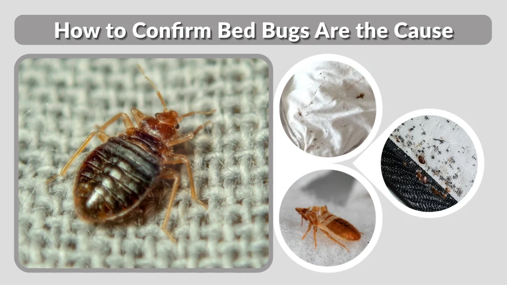 How to Confirm Bed Bugs Are the Cause