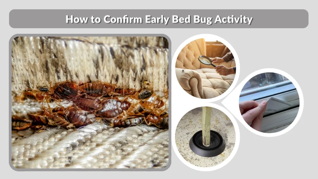 How to Confirm Early Bed Bug Activity