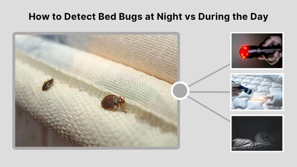 How to Detect Bed Bugs at Night vs During the Day