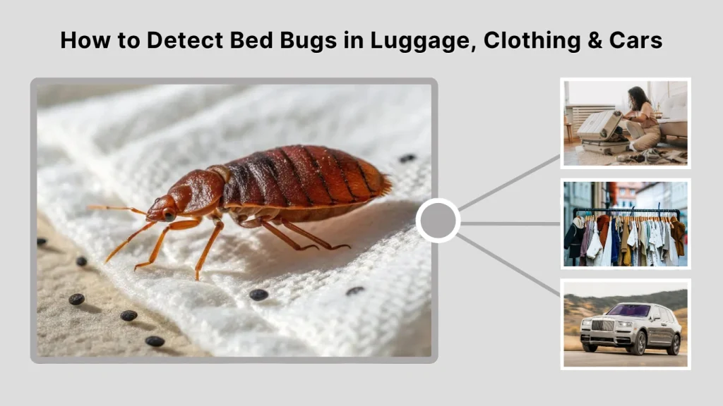 How to Detect Bed Bugs in Luggage, Clothing & Cars
