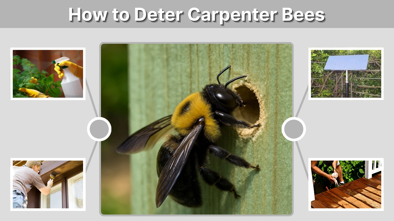How to Deter Carpenter Bees Naturally and Effectively