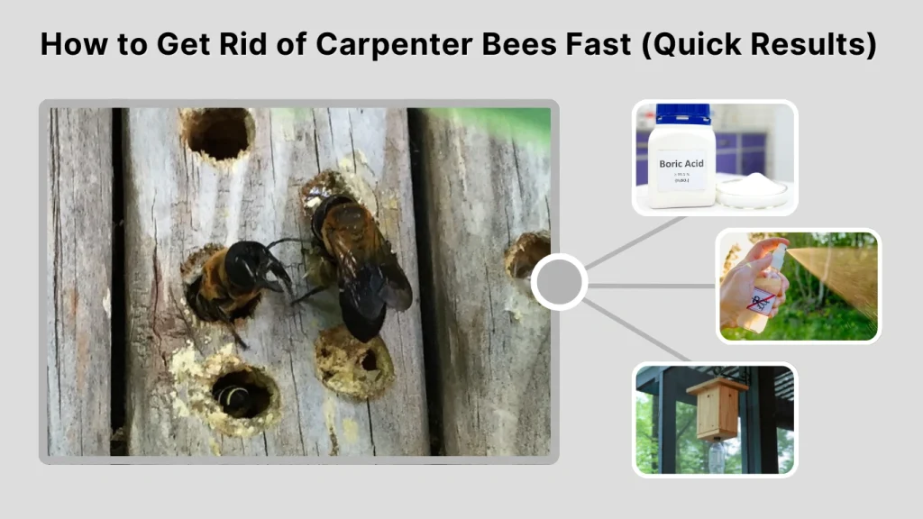 How to Get Rid of Carpenter Bees Fast (Quick Results)