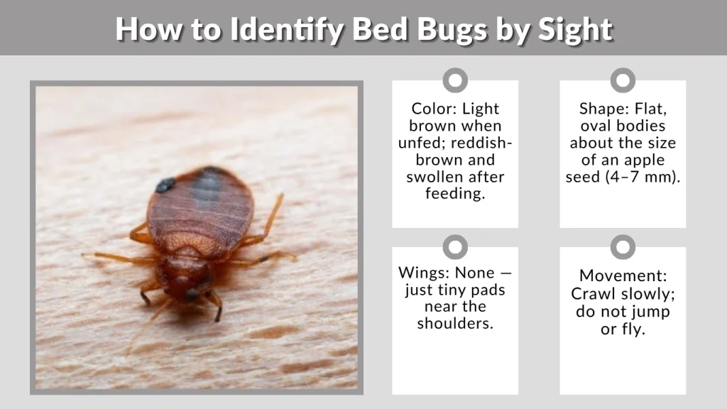 How to Identify Bed Bugs by Sight