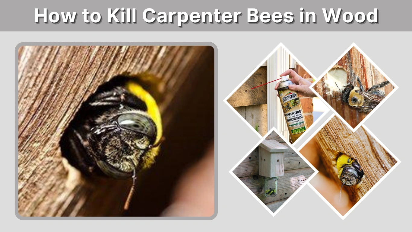How to Kill Carpenter Bees in Wood, Walls & Eaves