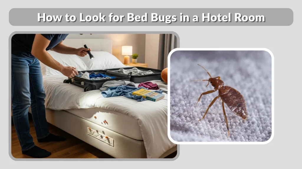 How to Look for Bed Bugs in a Hotel Room