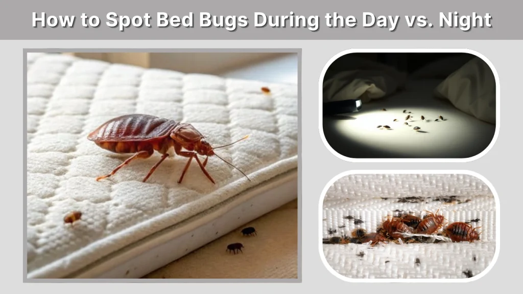 How to Spot Bed Bugs During the Day vs. Night