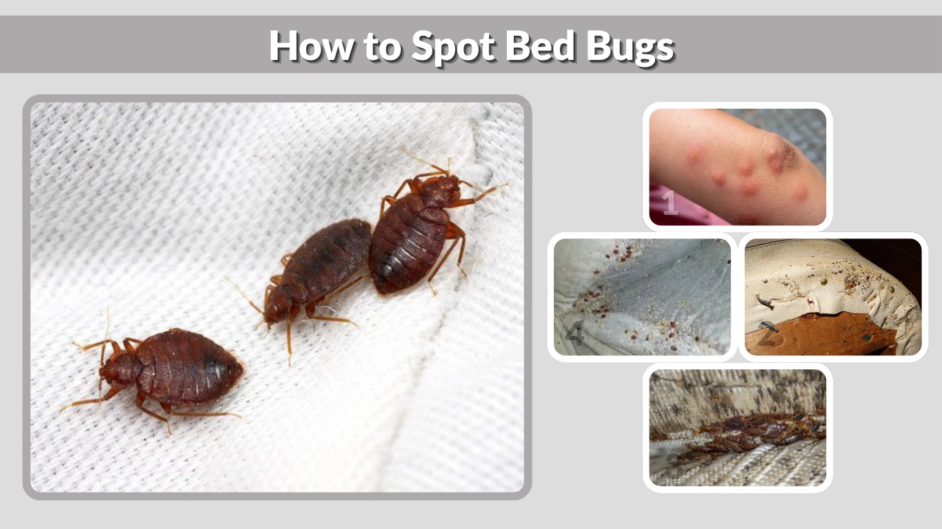 How to Spot Bed Bugs Early Signs, Eggs, Bites & Hidden Places