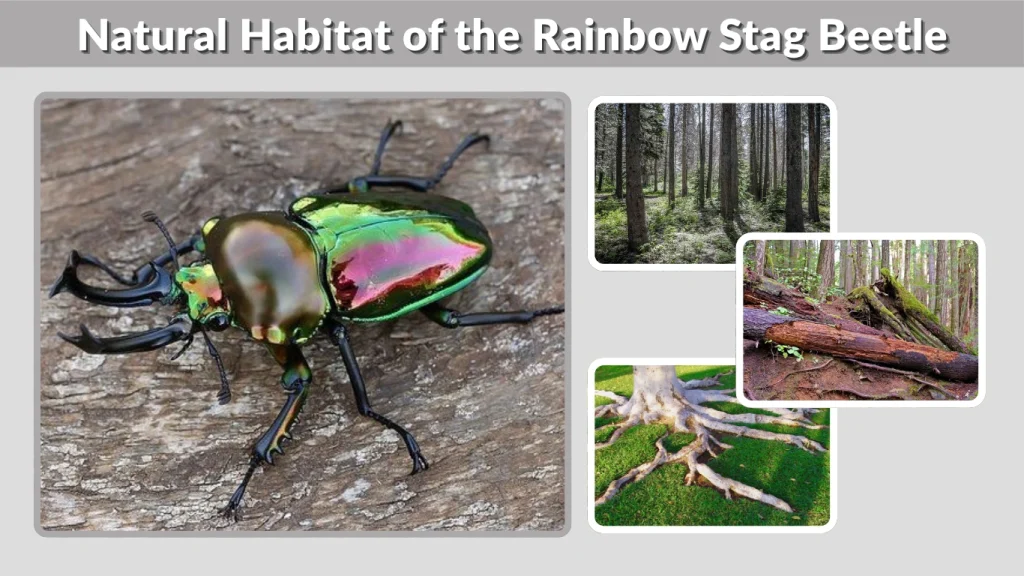 Natural Habitat of the Rainbow Stag Beetle