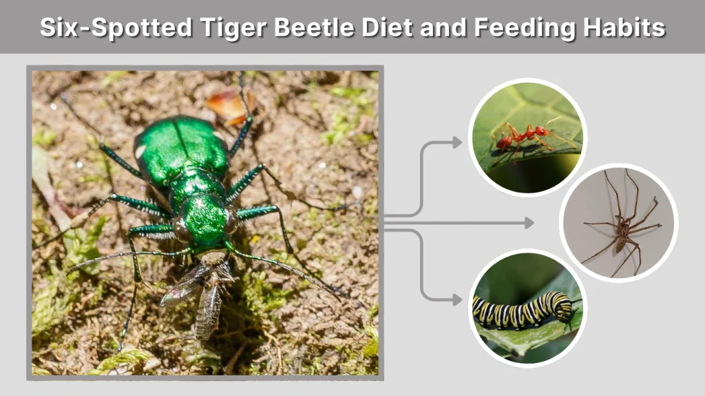 Six-Spotted Tiger Beetle Diet and Feeding Habits
