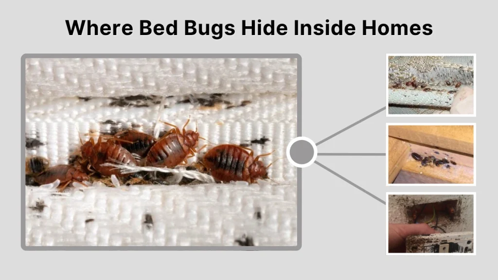 Where Bed Bugs Hide Inside Homes