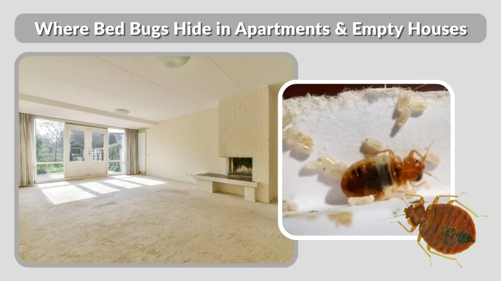 Where Bed Bugs Hide in Apartments & Empty Houses