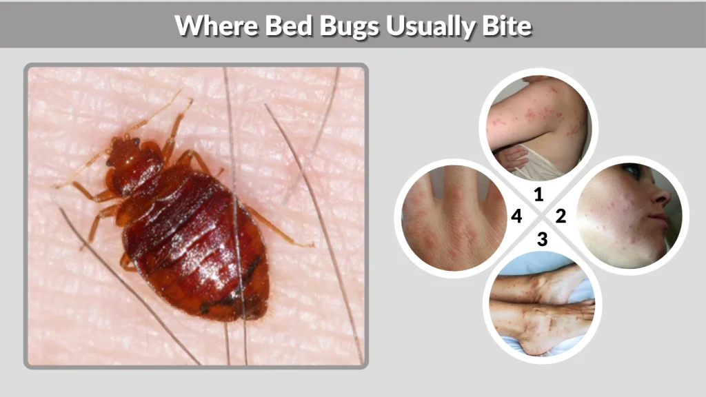 Where Bed Bugs Usually Bite