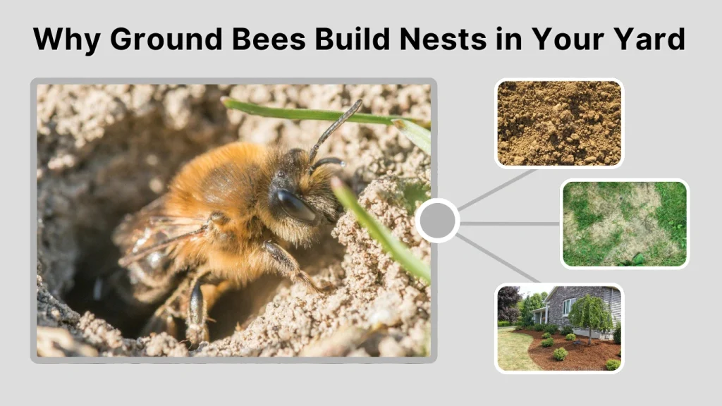 Why Ground Bees Build Nests in Your Yard