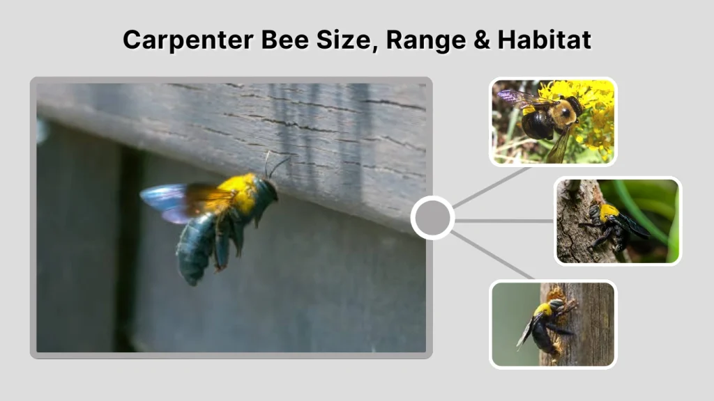 Carpenter Bee Size, Range & Habitat
