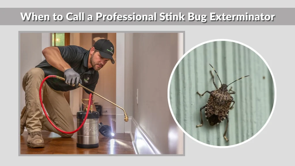 When to Call a Professional Stink Bug Exterminator
