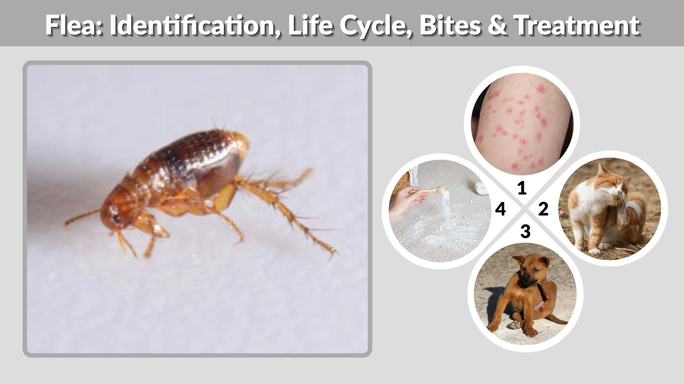 Flea Identification, Life Cycle, Bites & Treatment Guide