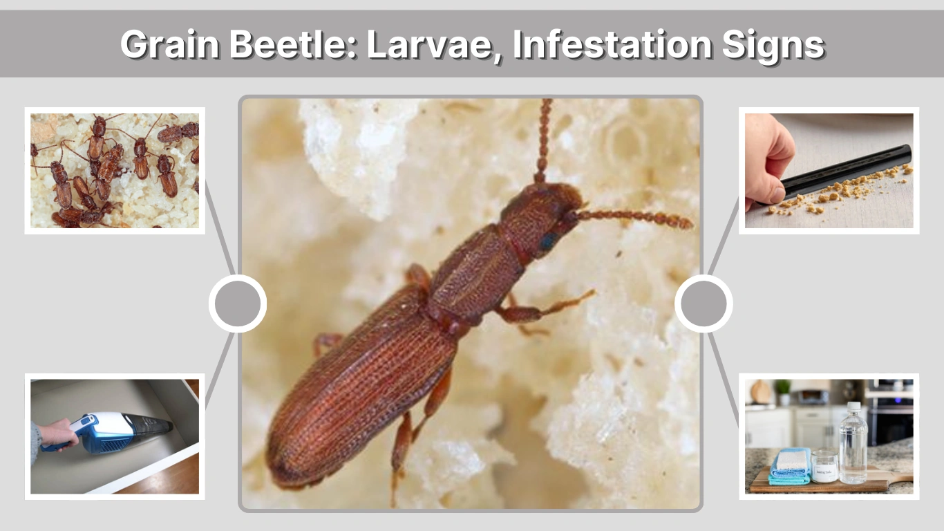 Grain Beetle Larvae, Infestation Signs & How to Get Rid of Them