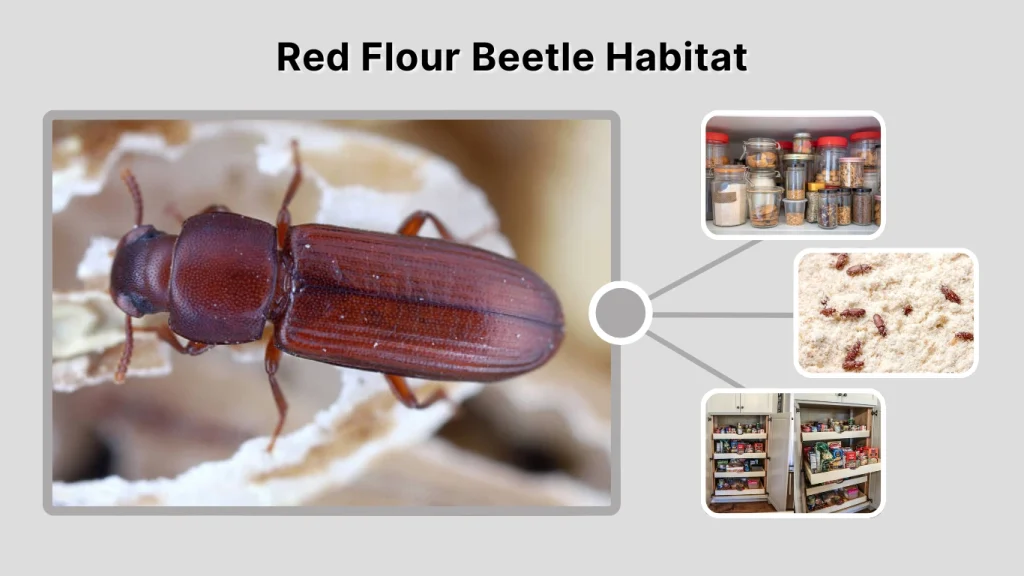 Red Flour Beetle Habitat