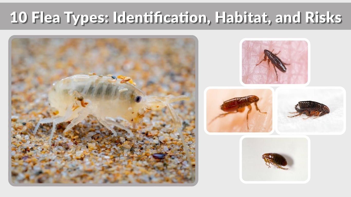 9 Flea Types: Identification, Habitat, and Risks (ID with Picture)