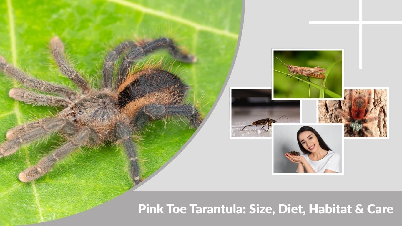 Pink Toe Tarantula: Size, Diet, Habitat & Care