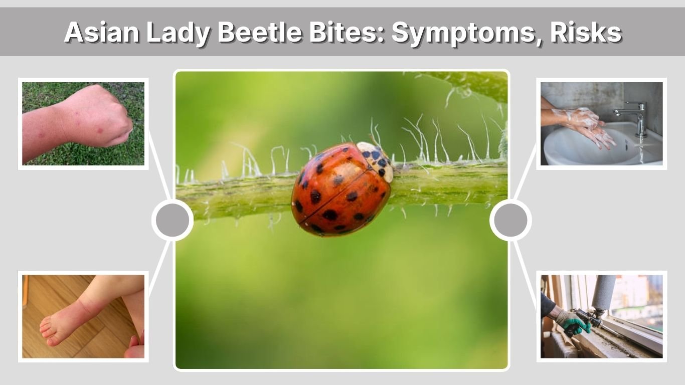 Asian Lady Beetle Bites: Symptoms, Risks & Treatment