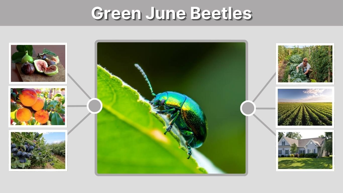 Green June Beetles: Id, Life Cycle, Damage & Control