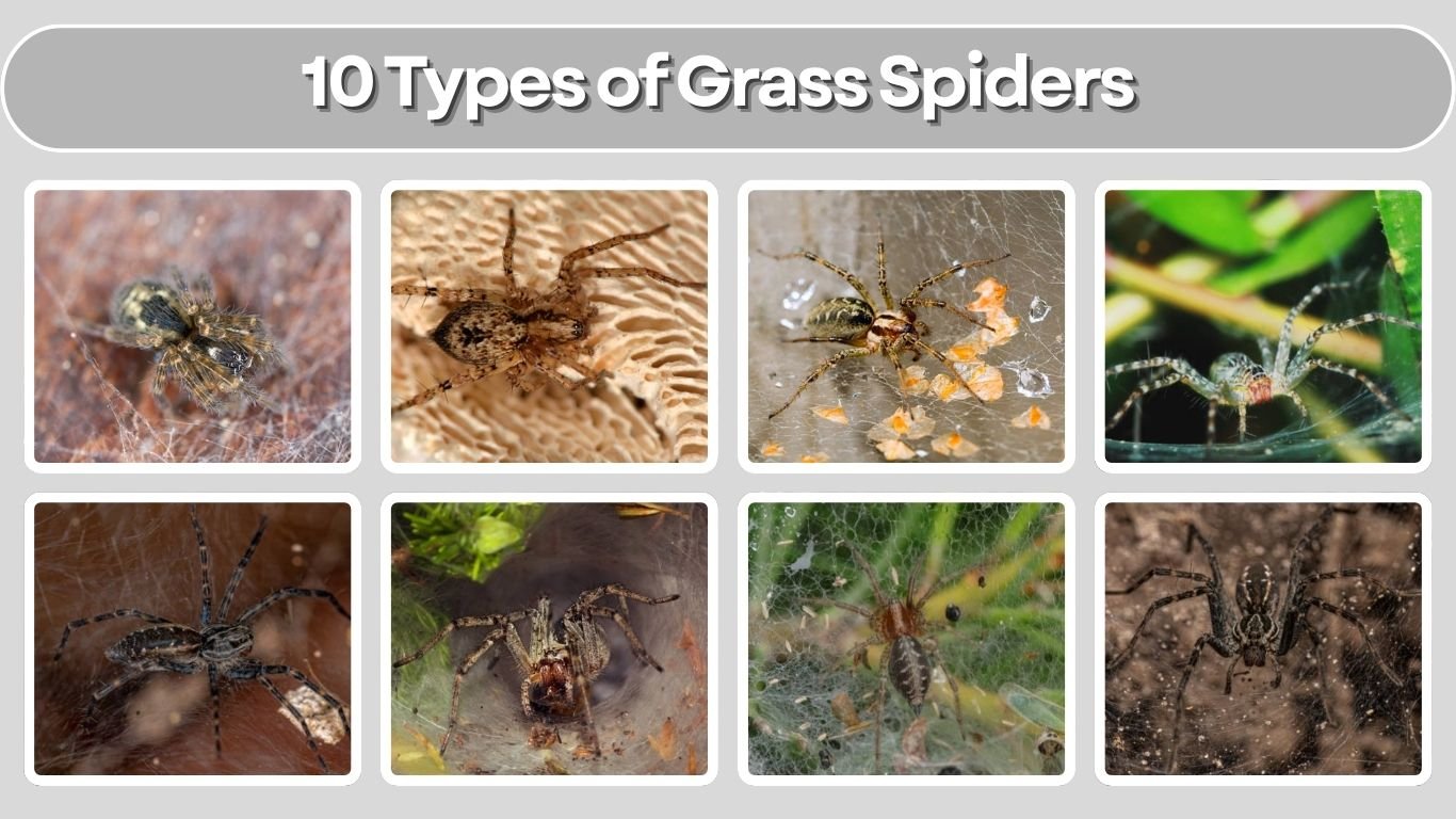 10 Types of Grass Spiders: Habitat, Diet, Bite, Risk, ID with Pictures