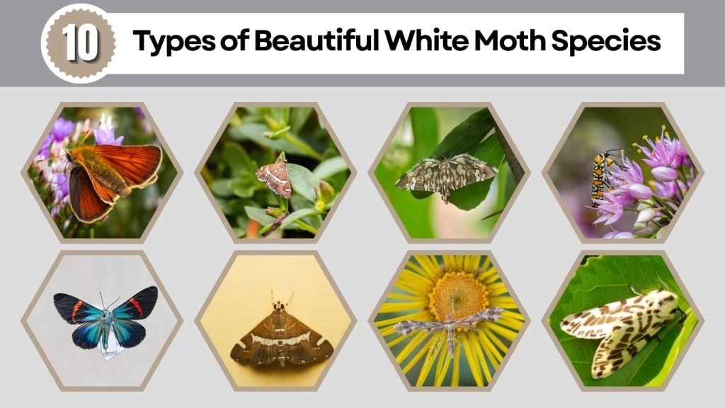 10 Types of Beautiful White Moth Species: Identification with Pictures