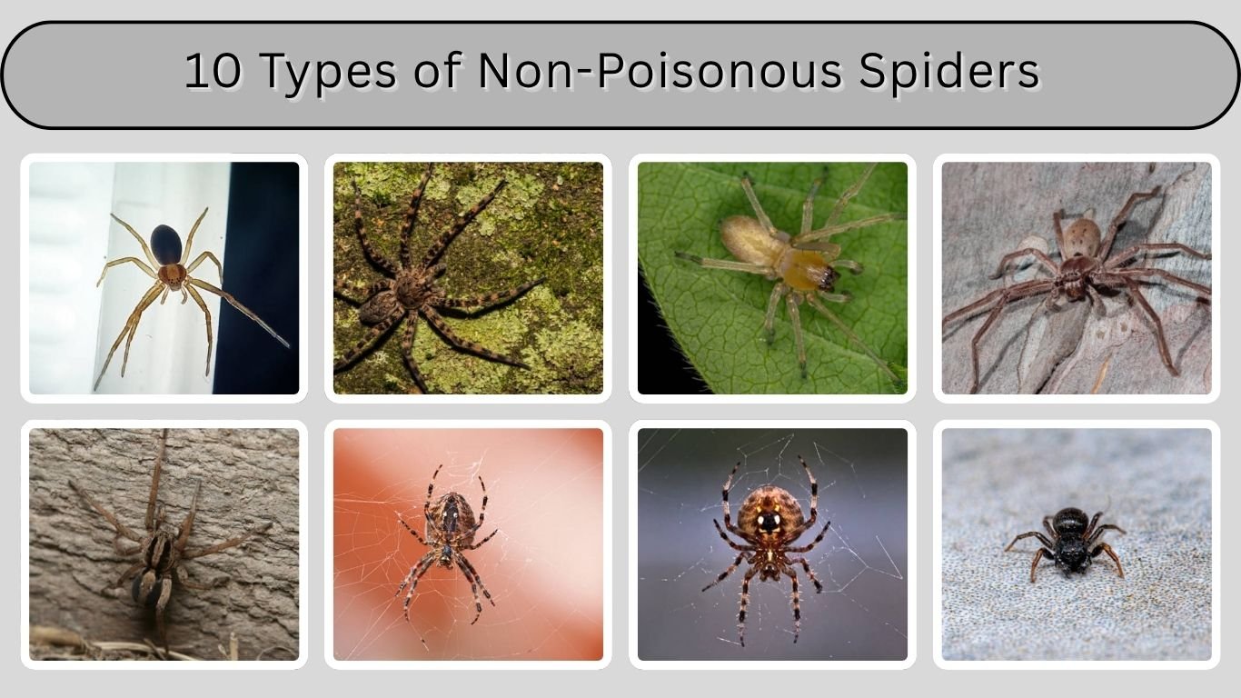 10 Types of Non-Poisonous Spiders That Are Harmless to Humans