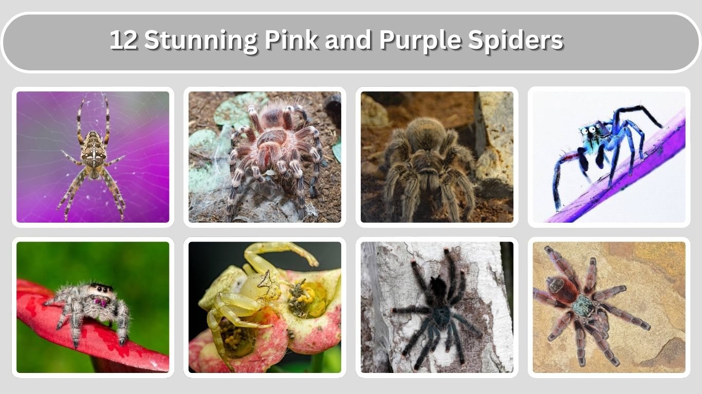 12 Stunning Pink and Purple Spiders: Identification with Pictures