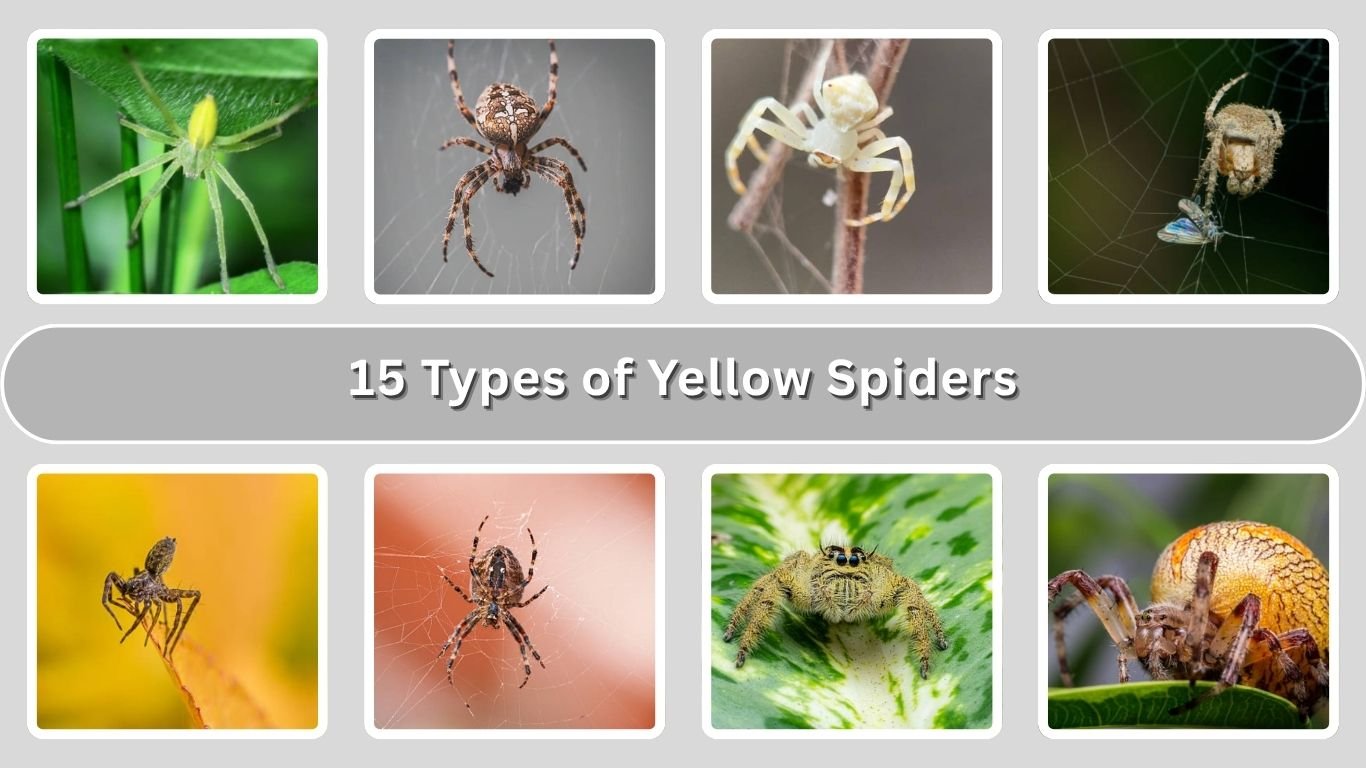 15 Types of Yellow Spiders: Identification with Picture
