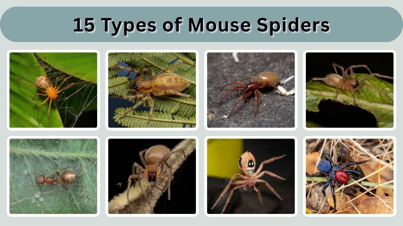 15 Types of Mouse Spiders: Identification with Pictures 
