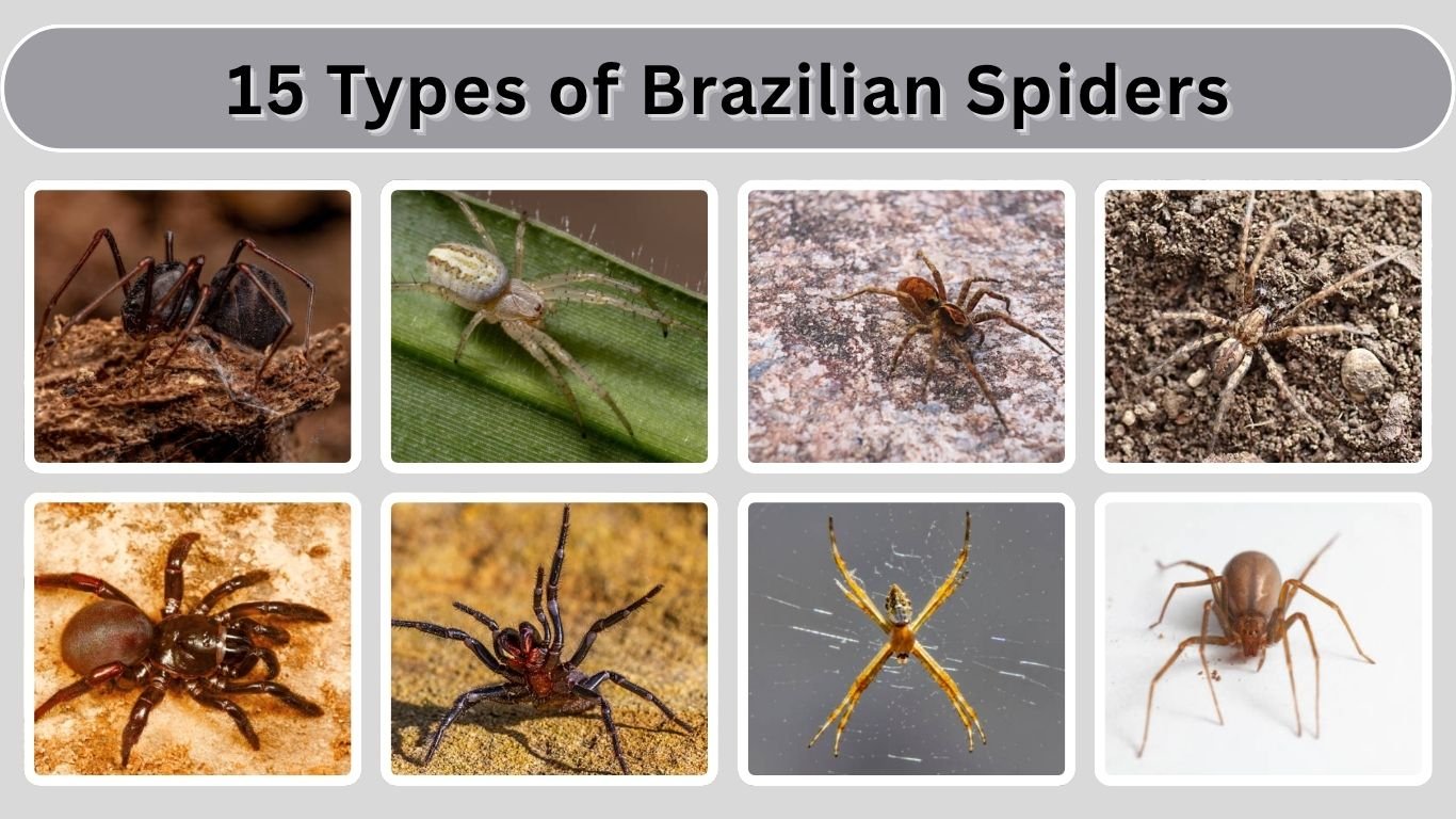 15 Types of Brazilian Spiders: Identification, Habitat, Diet & Behavior