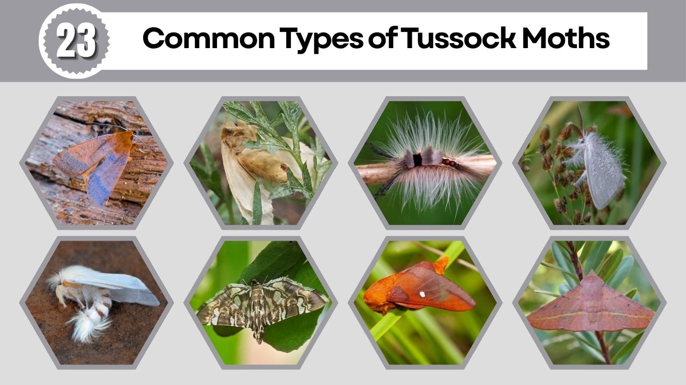 23 Common Types of Tussock Moths: Identification & Pictures
