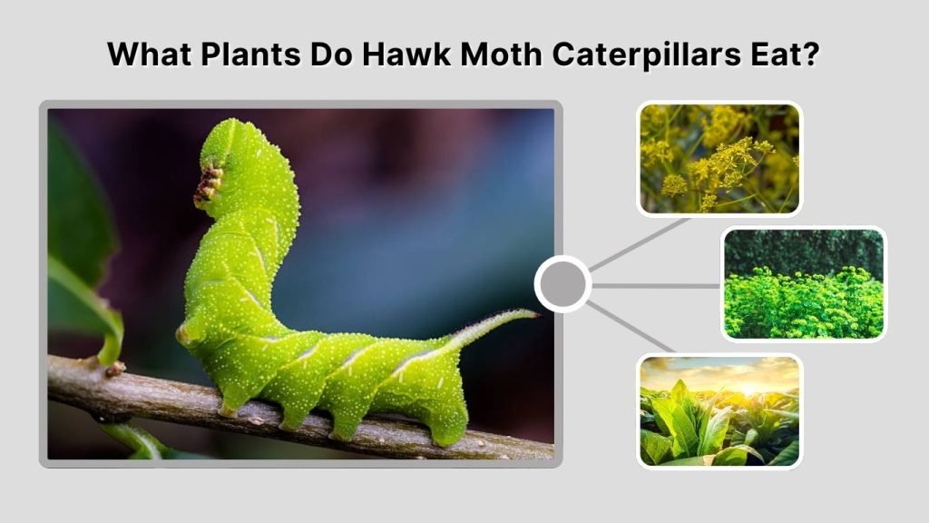 What Plants Do Hawk Moth Caterpillars Eat?