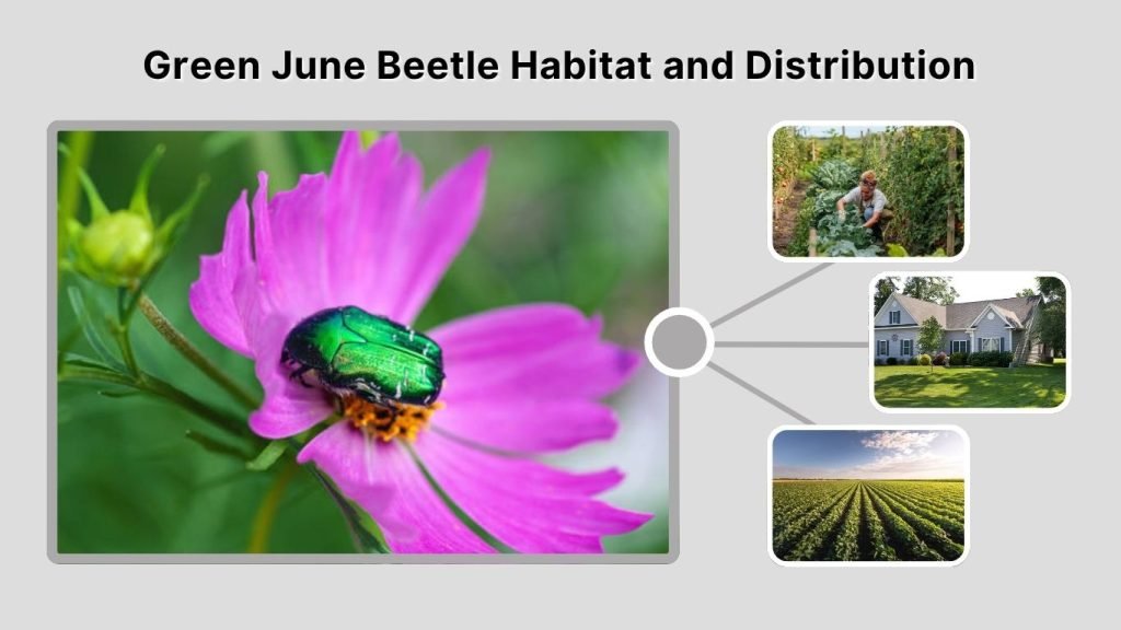Green June Beetle Habitat and Distribution
