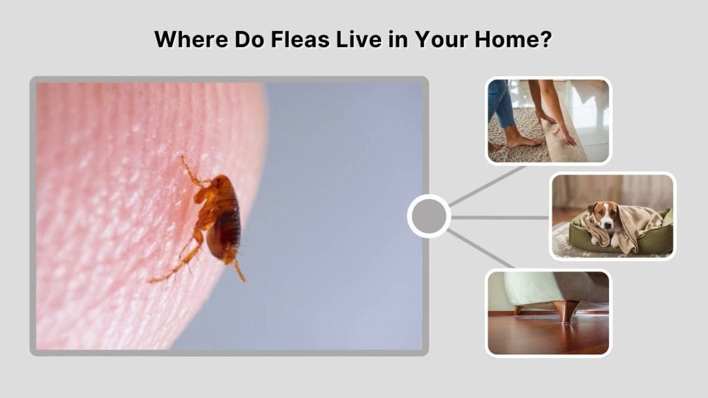 Where Do Fleas Live in Your Home?
