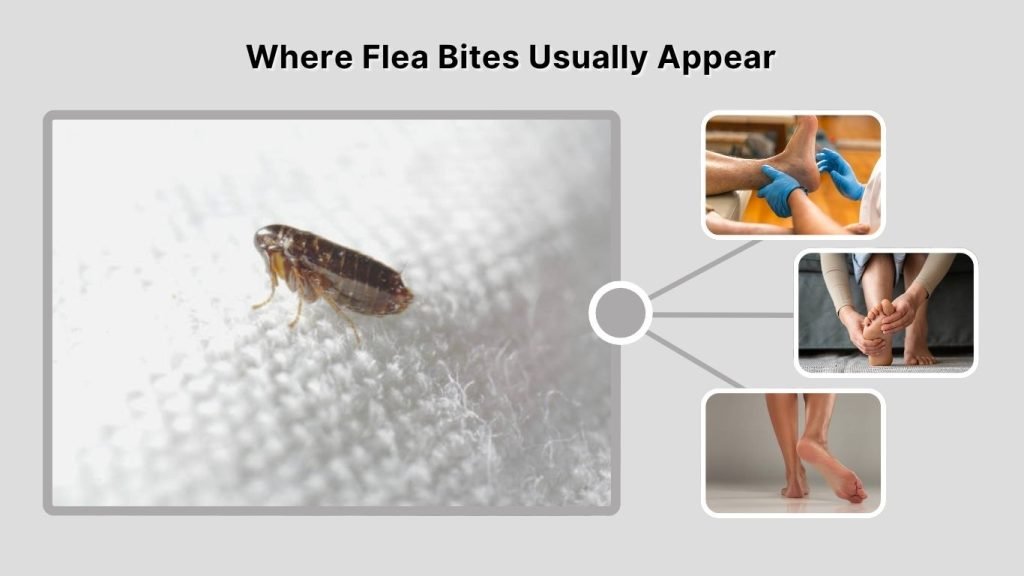 Where Flea Bites Usually Appear